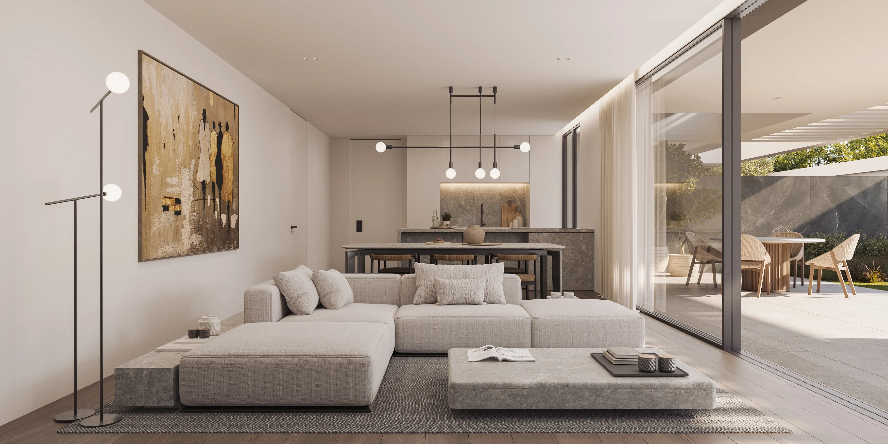 Light-filled living space