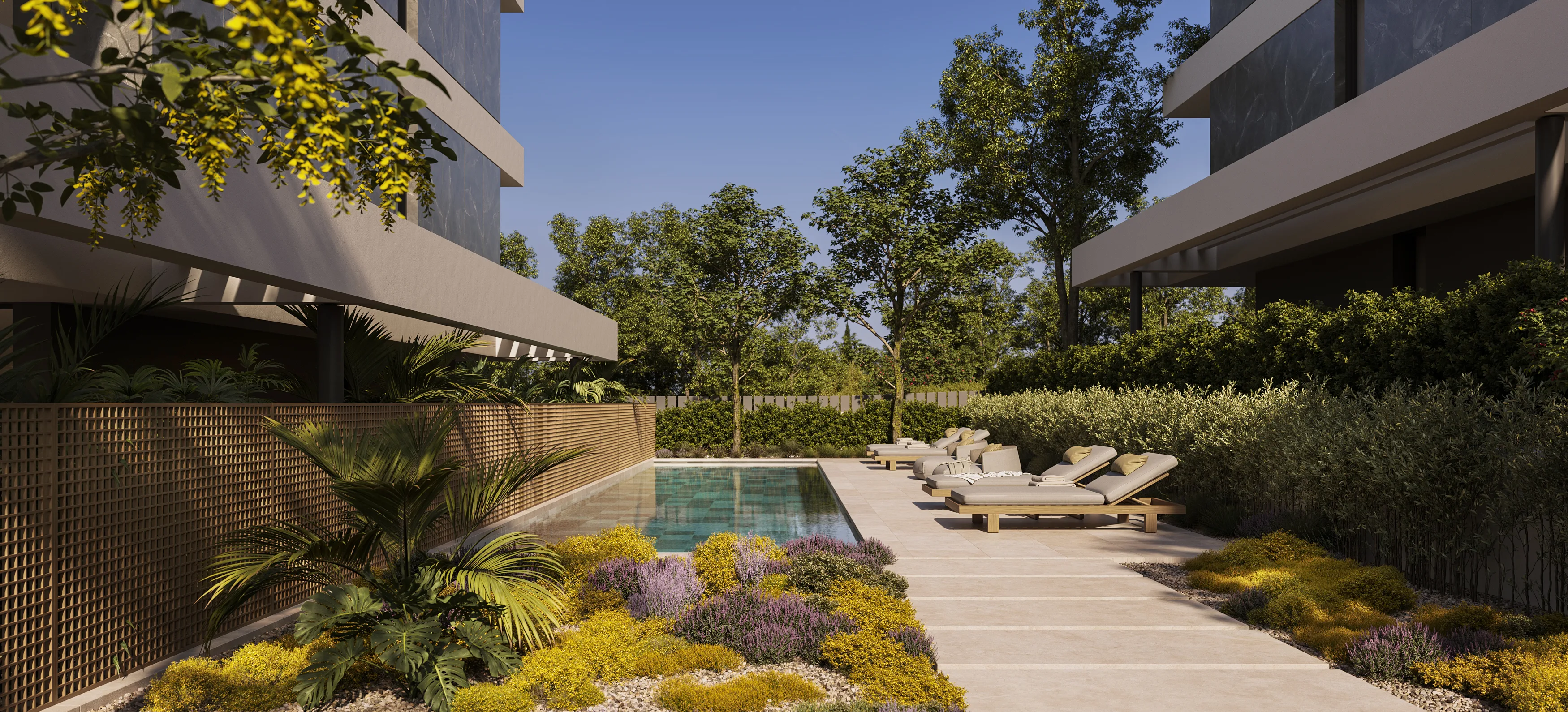 Poolside view